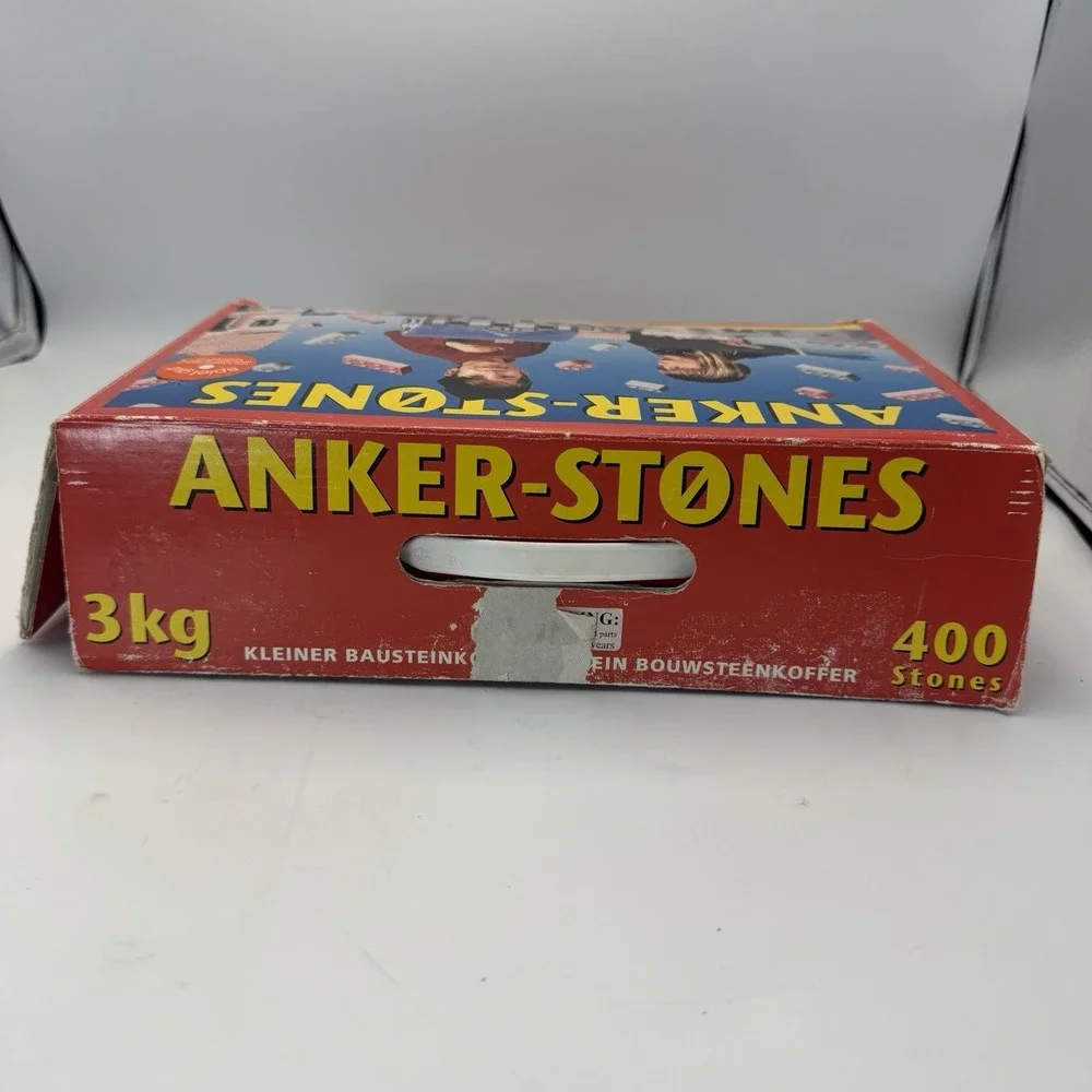 Anker Stones Real Construction Bricks 6 Colors 400+ Pieces Made In Germany